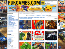 Tablet Screenshot of fukgames.com